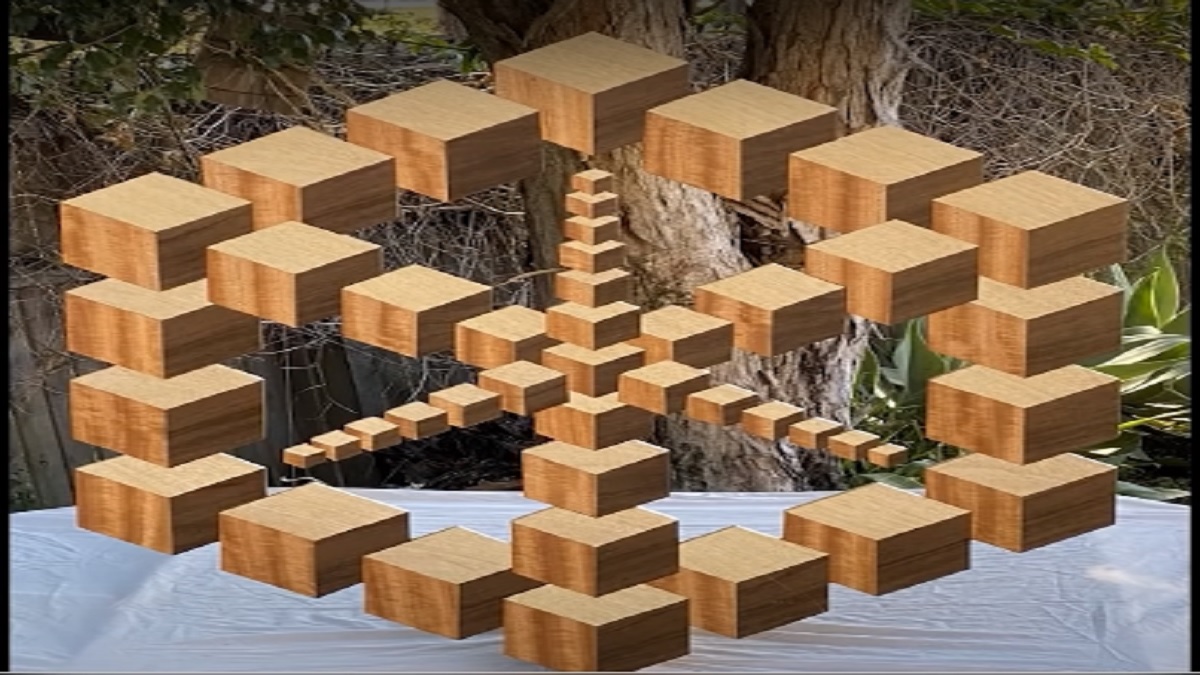 Optical Illusion: This  Mind-Boggling Stack Of Cubes Will Leave You Baffled