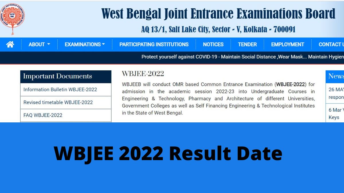 Wbjee result on sale date 2020