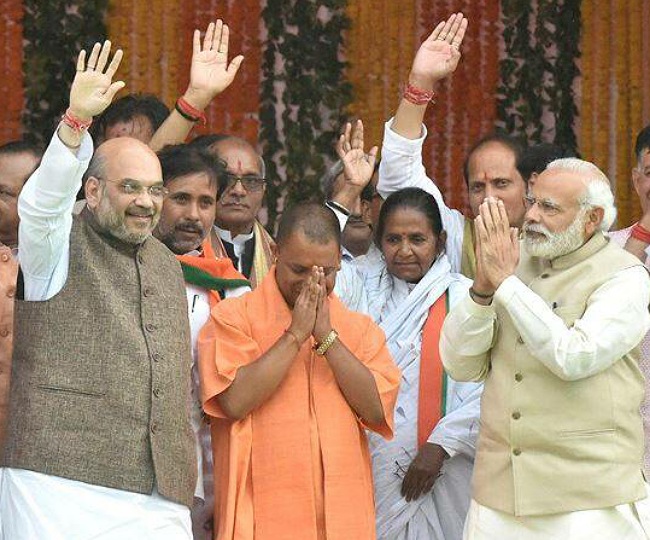 Yogi Adityanath To Take Oath As Up Chief Minister Today Pm Modi Amit Shah B Town Stars To