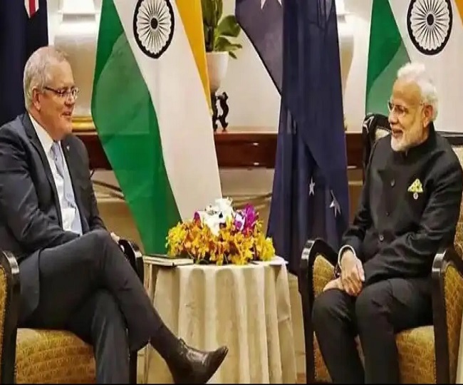 PM Modi, Scott Morrison push for 'open and inclusive' Indo-Pacific ...