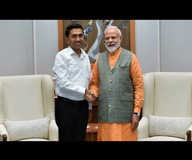 cm-sawant-meets-pm-modi-in-delhi-reaches-out-to-mgp-as-exit-polls-predict-hung-assembly-in-goa
