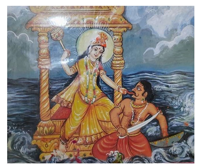 the_jakhoohill_art_company - Baglamukhi Mata .. Bagalamukhi is commonly  known as Pitambari Maa in North India, the goddess associated with yellow  color or golden color. She rides on Bagula bird, which is associated