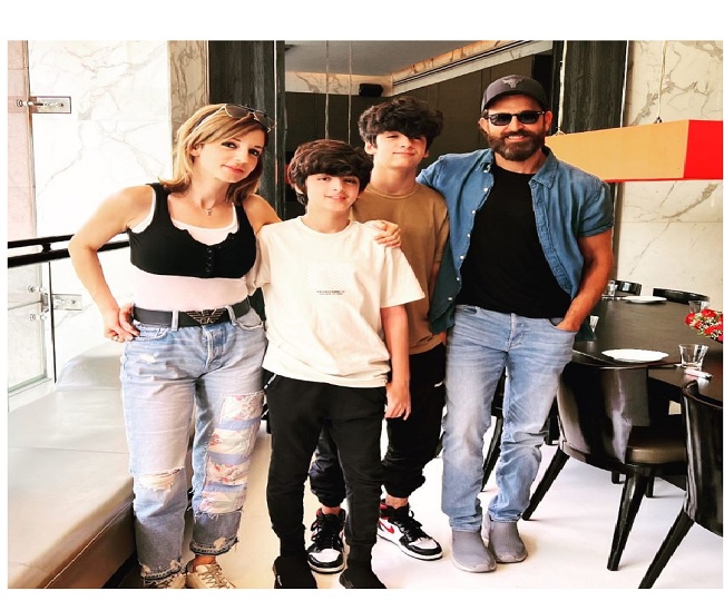 'A soul so strong yet...': Sussanne Khan, Hrithik Roshan celebrate son Hridaan's birthday together | See pic here