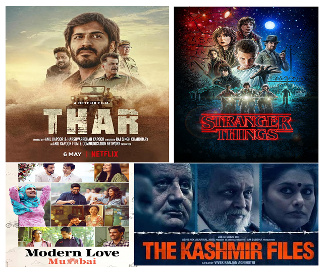 From The Kashmir Files to Stranger Things 4 Top OTT movies web