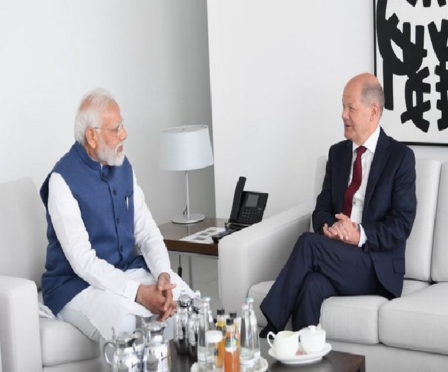 'Expanding Indo-German cooperation': PM Modi meets German Chancellor Scholz in Berlin