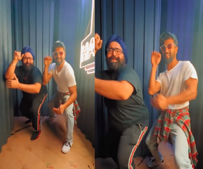 Vicky Kaushal Dances His Heart Out On The Punjaabban Song, Varun Dhawan Calls Him 'Funjabi' | Watch