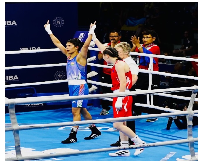 Women's World Boxing Championships: India's Nikhat Zareen wins gold in 52kg category