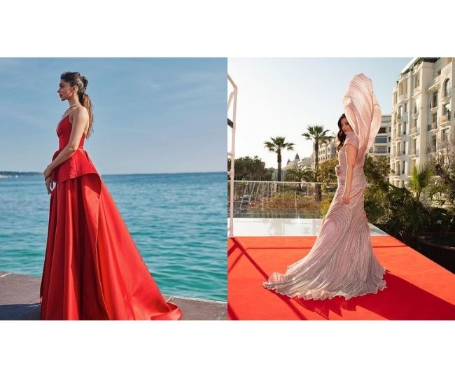  Cannes 2022: Aishwarya Rai's shell-shaped dress and Deepika's red sultry gown make heads turn on day 3 | See pics