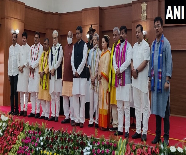 Day after Manik Saha's swearing-in as Chief Minister, 11 MLAs inducted into Tripura cabinet