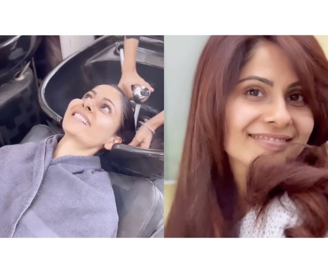 Chhavi Mittal enjoys me time as she gets head wash post breast cancer surgery | Watch