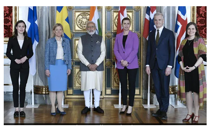 Nordic PMs condemn Russian aggression against Ukraine in summit with India