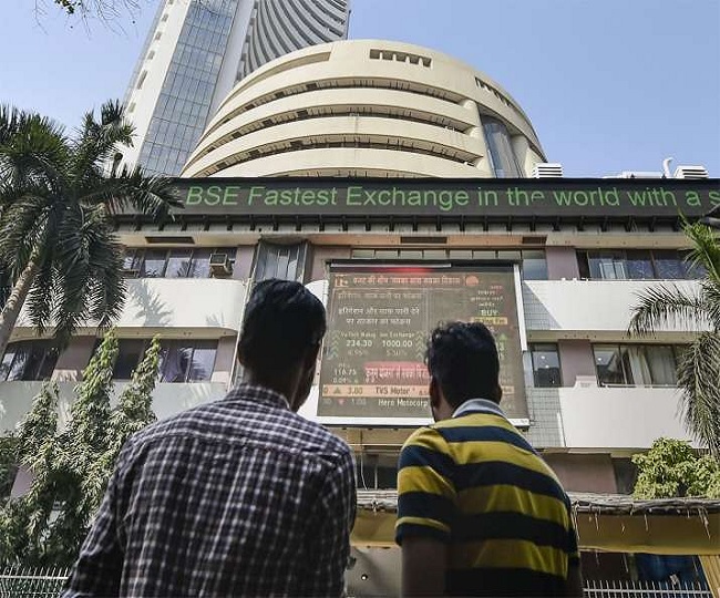Sensex jumps over 1,300 pts, Nifty ends at 16,250; LIC shares close nearly 8 pc lower