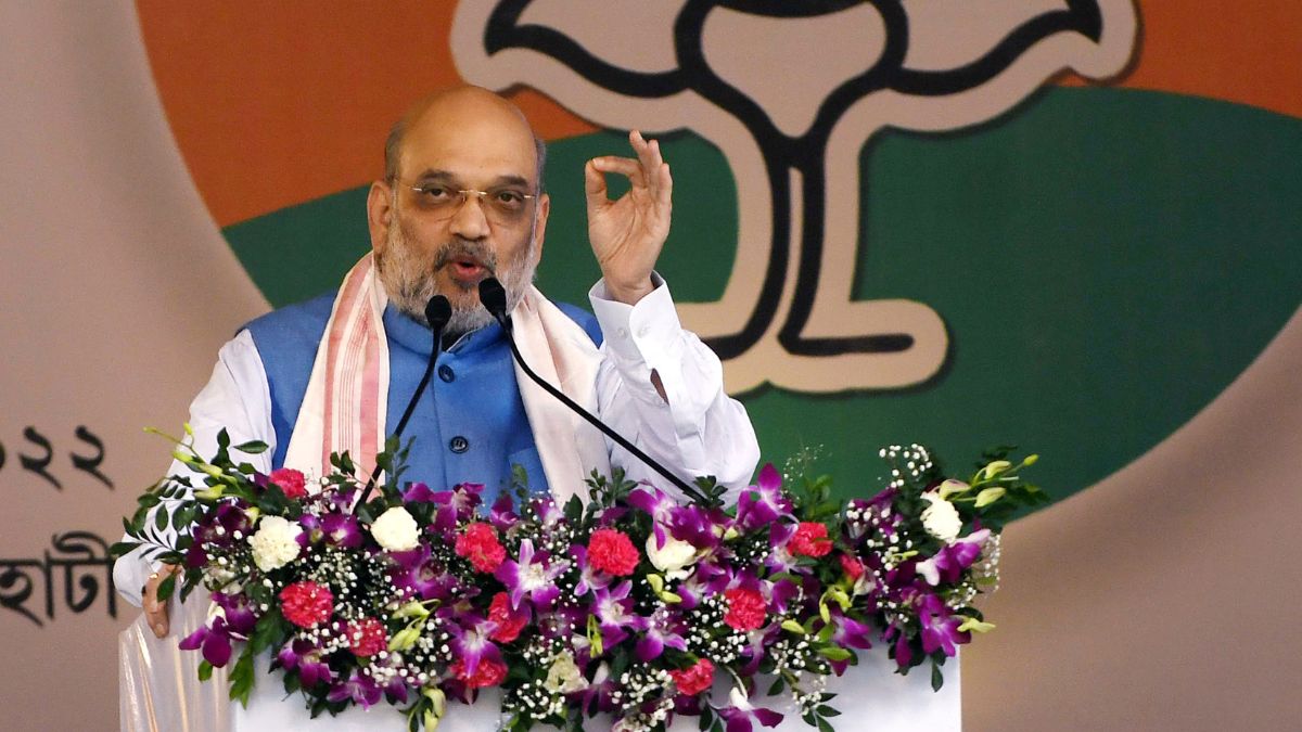 Gujarat Polls: Amit Shah Hits Out At Congress Over 2002 Riots, Says 'BJP Established Permanent Peace In State'