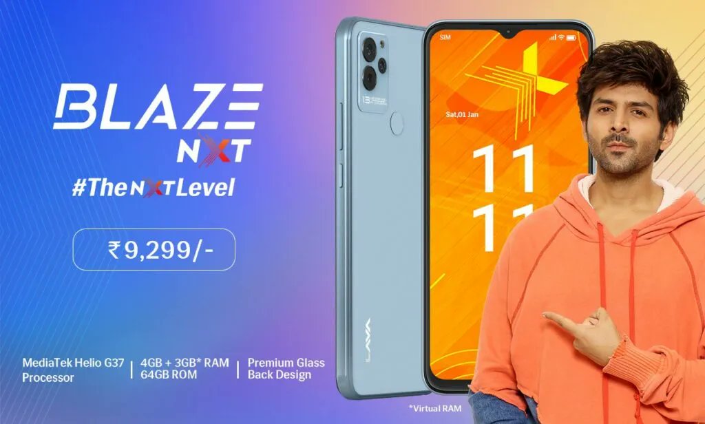 Lava Blaze NXT Launched In India At Rs 9,299; Check Specifications Here