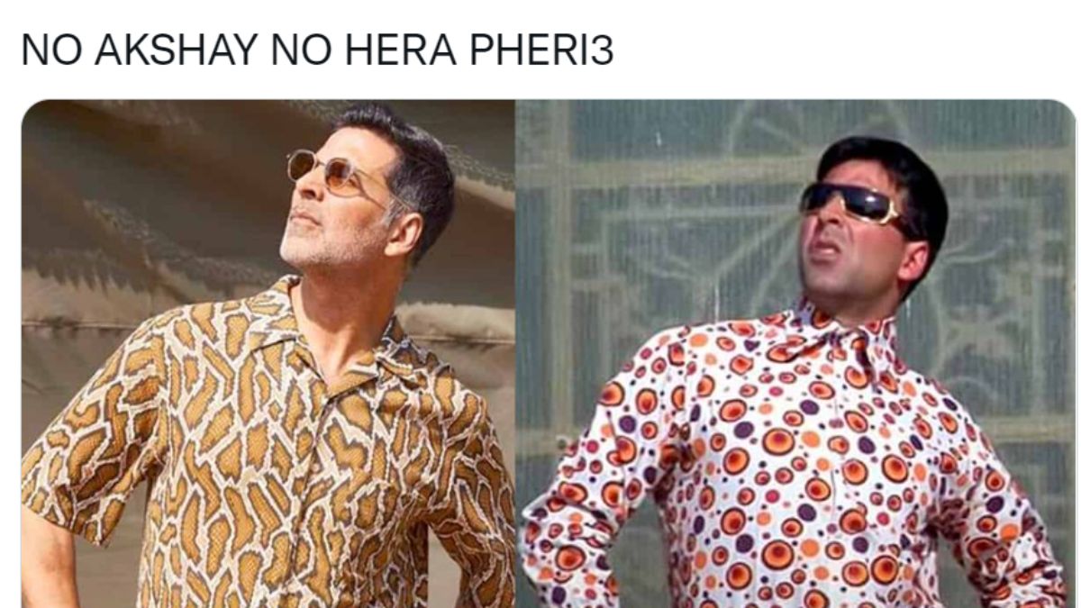 Akshay Kumar waits for 'Sooryavanshi' in 'Phir Hera Pheri' pose