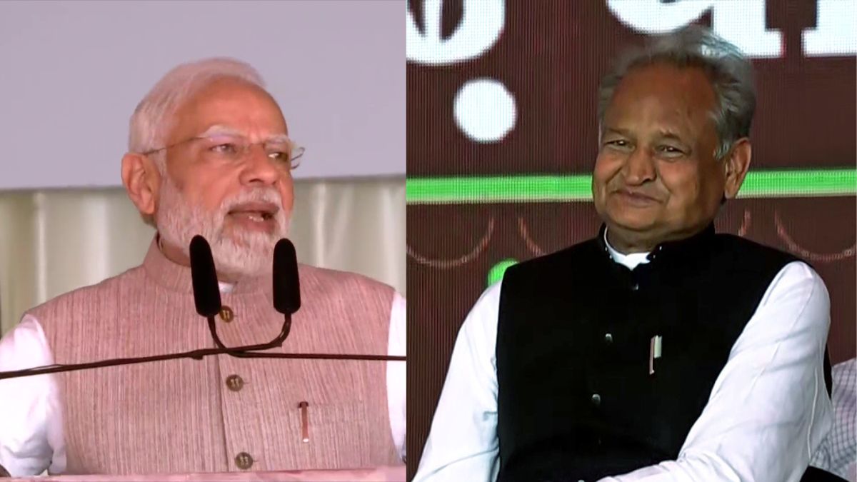 In Rare Sight, Ashok Gehlot, PM Modi Sing Praises For Each Other In
