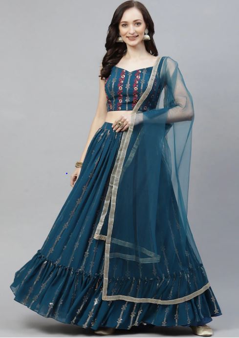 Myntra clearance wedding lehenga