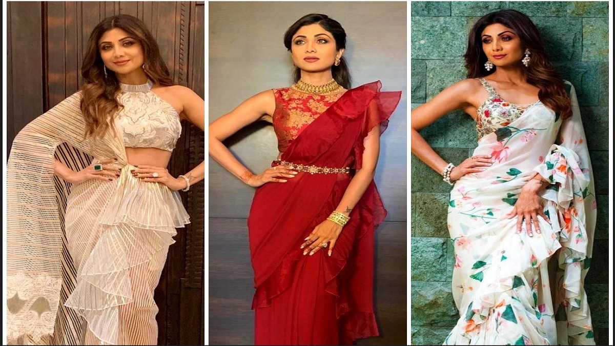 Sarees For Women: 4 Times Shilpa Shetty Kundra Slayed In Desi Vibes And  Inspired Us For The Wedding Season