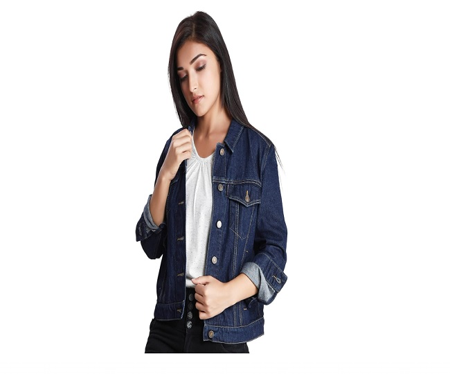 SeNight Women's Long Sleeve Denim Jean Jacket