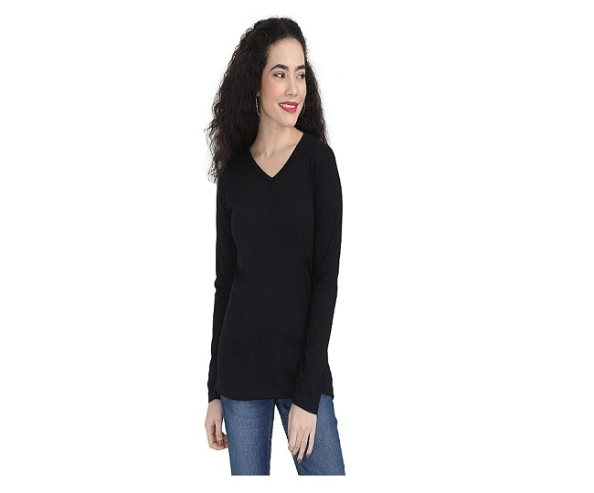 Full Sleeve T Shirts For Women: Fashionable Designs To Keep You Warm This  Winter Season