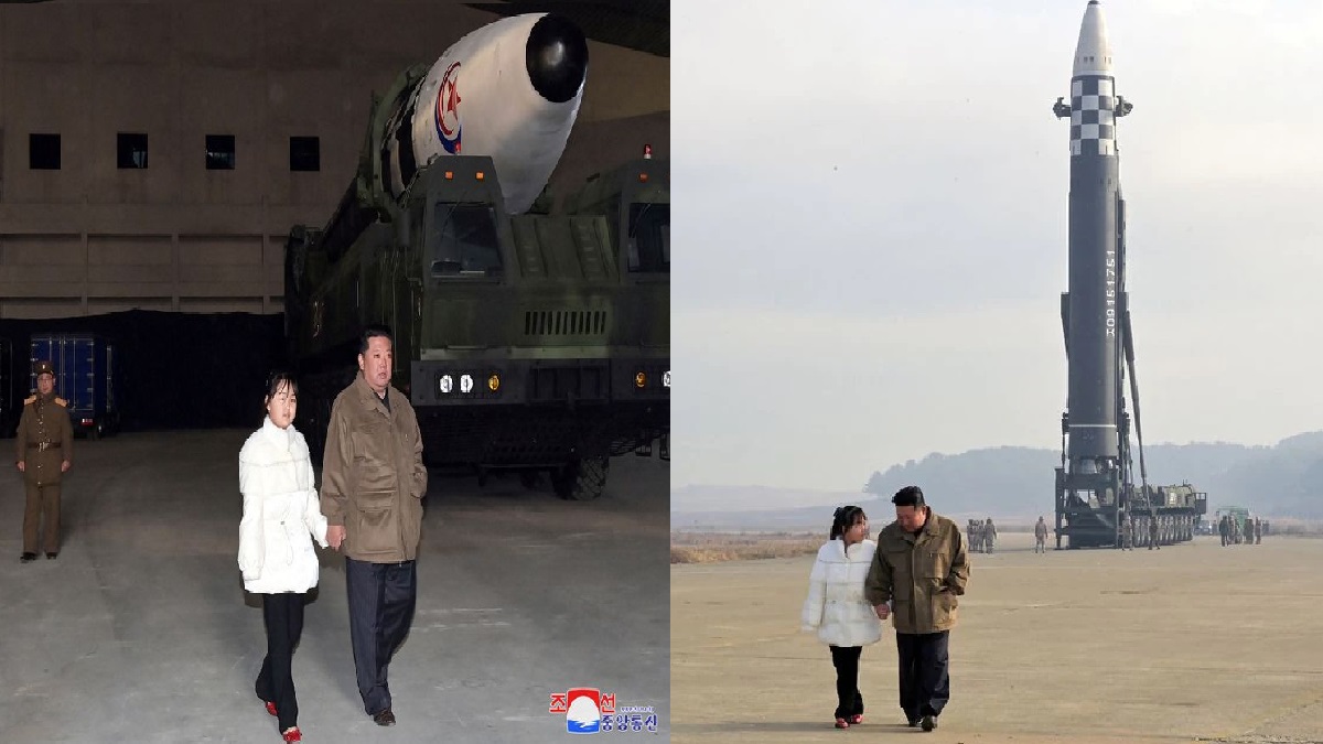North Korea's Kim Jong Un Reveals Daughter To World At Missile Launch