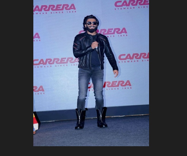 Ranbir Kapoor Looks Dashing In A Black Leather Sweatshirt From