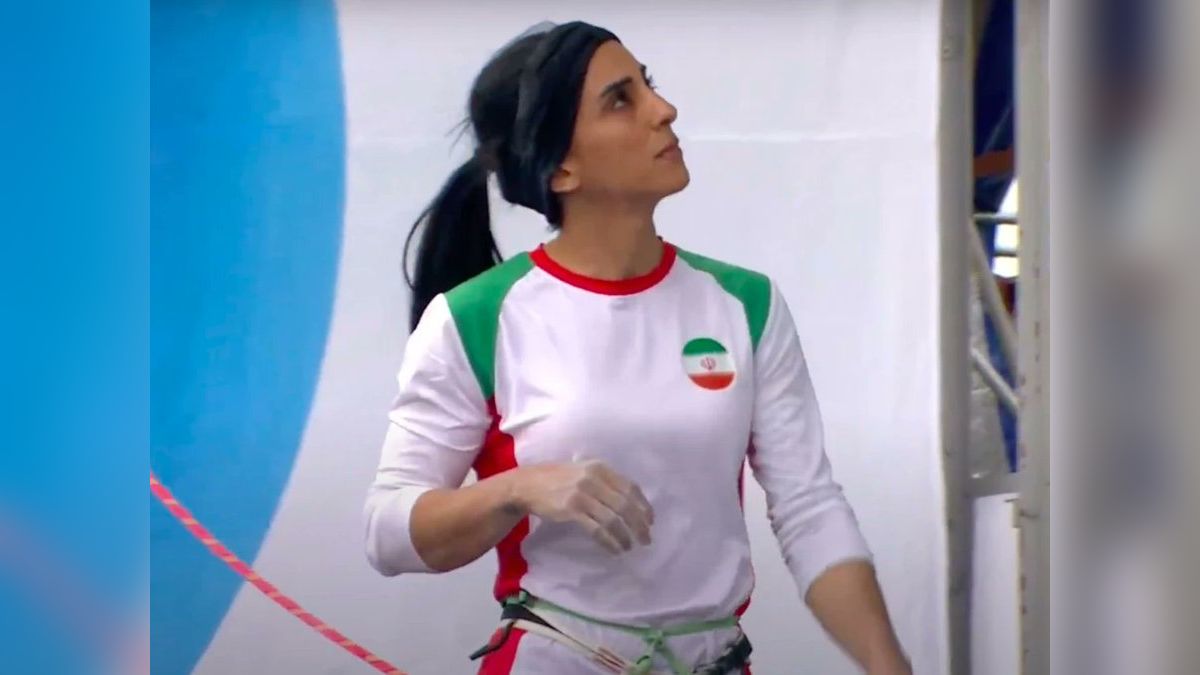 Iranian Climber Who Competed Without Hijab Returns Home Amid Fears For ...