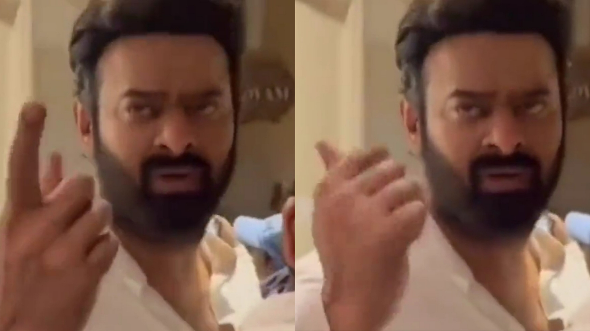 Is Prabhas Angry At ‘adipurush Director Om Raut Watch Shocking Viral Video 8080