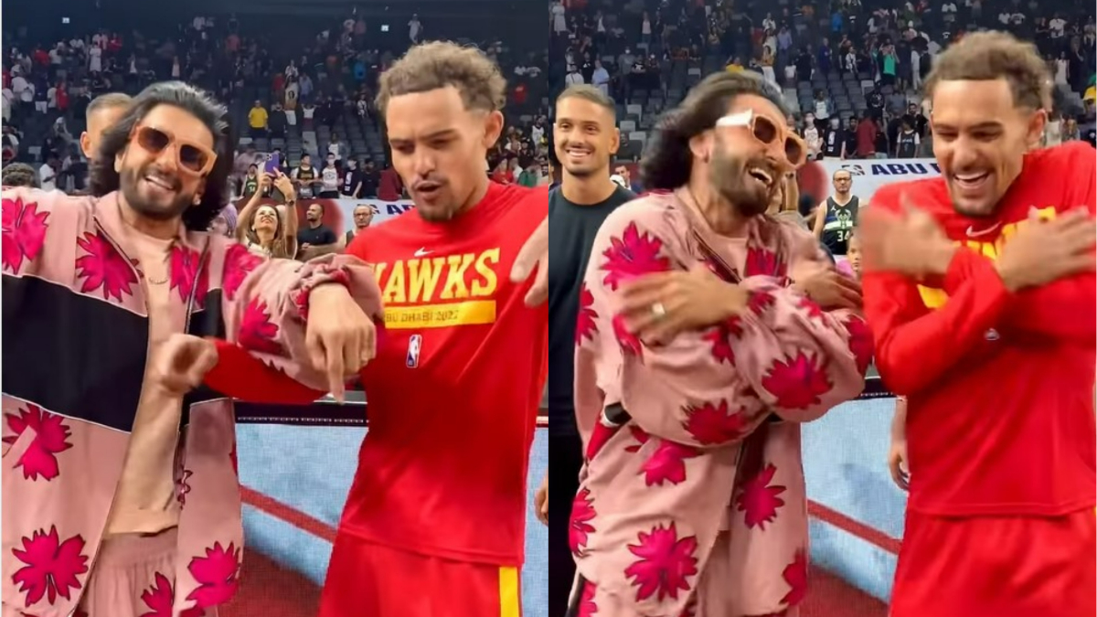 Ranveer Singh grooves with NBA star Trae Young to his song Gallan  Goodiyan-Watch, People News