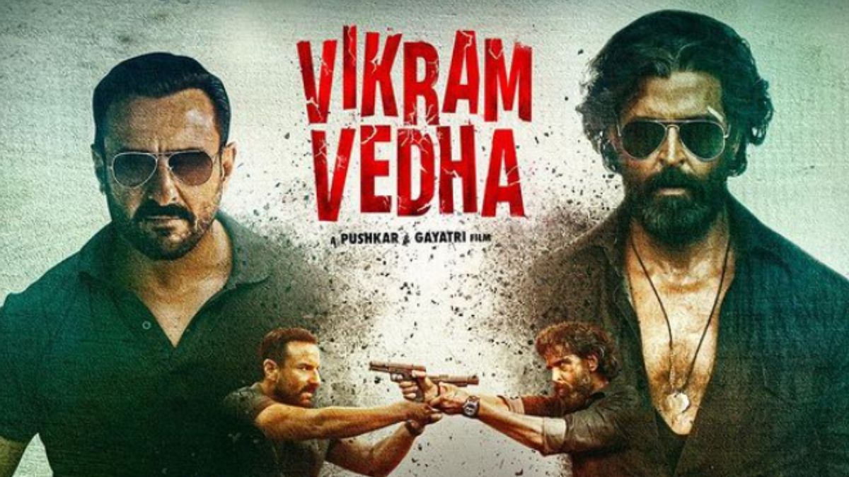 Vikram Vedha Box Office Collection Hrithik Roshans Film Shows Average Performance On Day 1