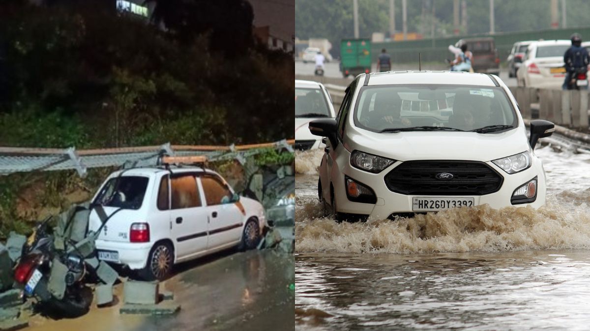 Bengaluru Rains: Heavy Rains Batter Bengaluru, Roads Flooded, Cars ...