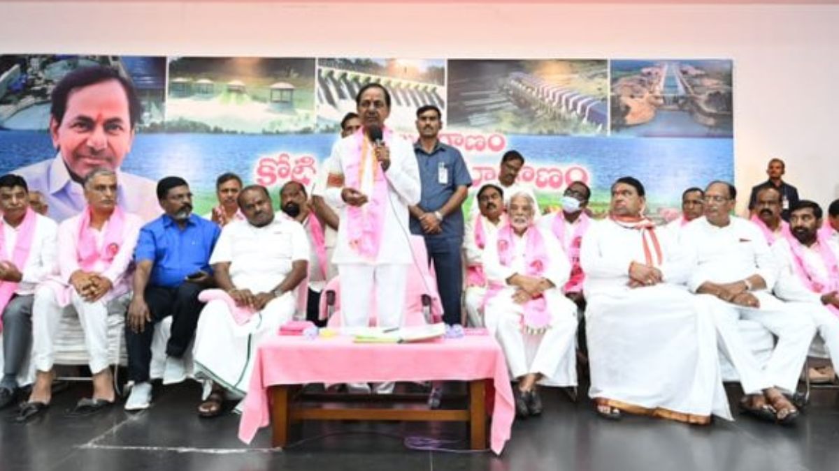 KCR Moves To National Front With Rechristening Of TRS To Bharat Rashtra Samithi
