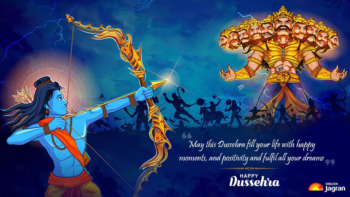 May this Dusshera burn all your worries with the burning of Ravana. May the  day bring you good fortune and success today and forever! Happy Dussehra  to