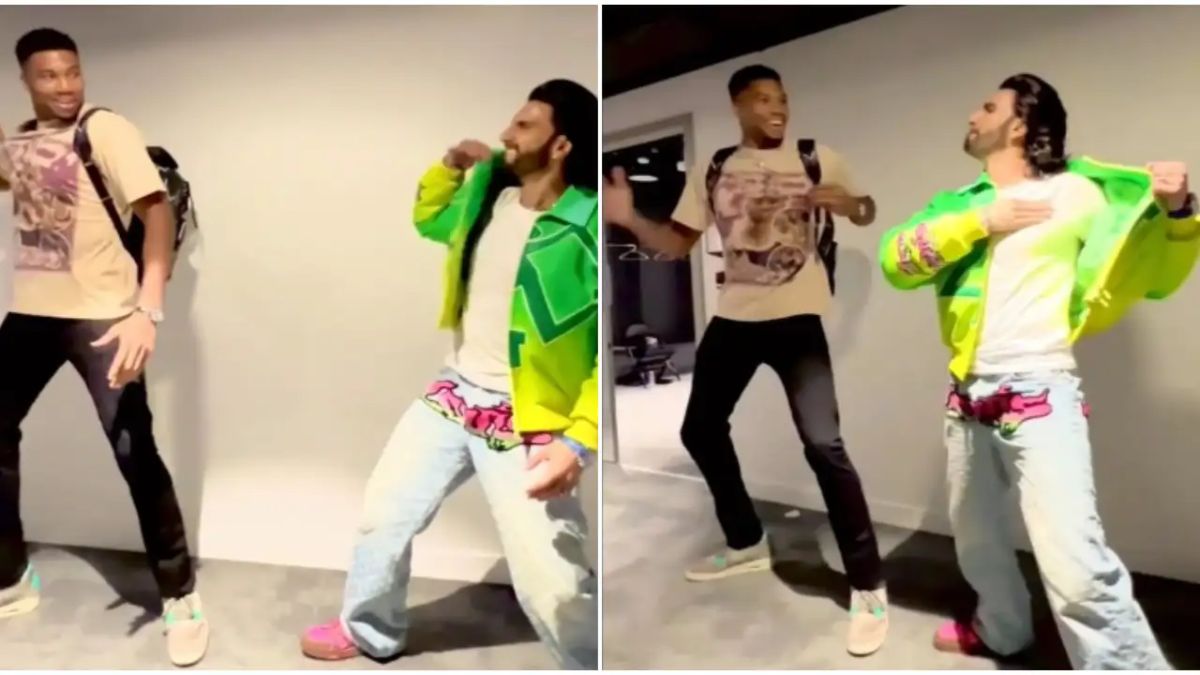 Ranveer Singh Teaches 'Tattad Tattad' Dance to NBA Star Giannis  Antetokounmpo (Watch Video)