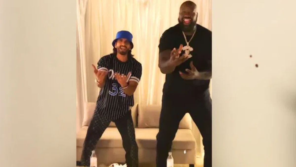 Ranveer Singh makes NBA champs perform his songs - Watch