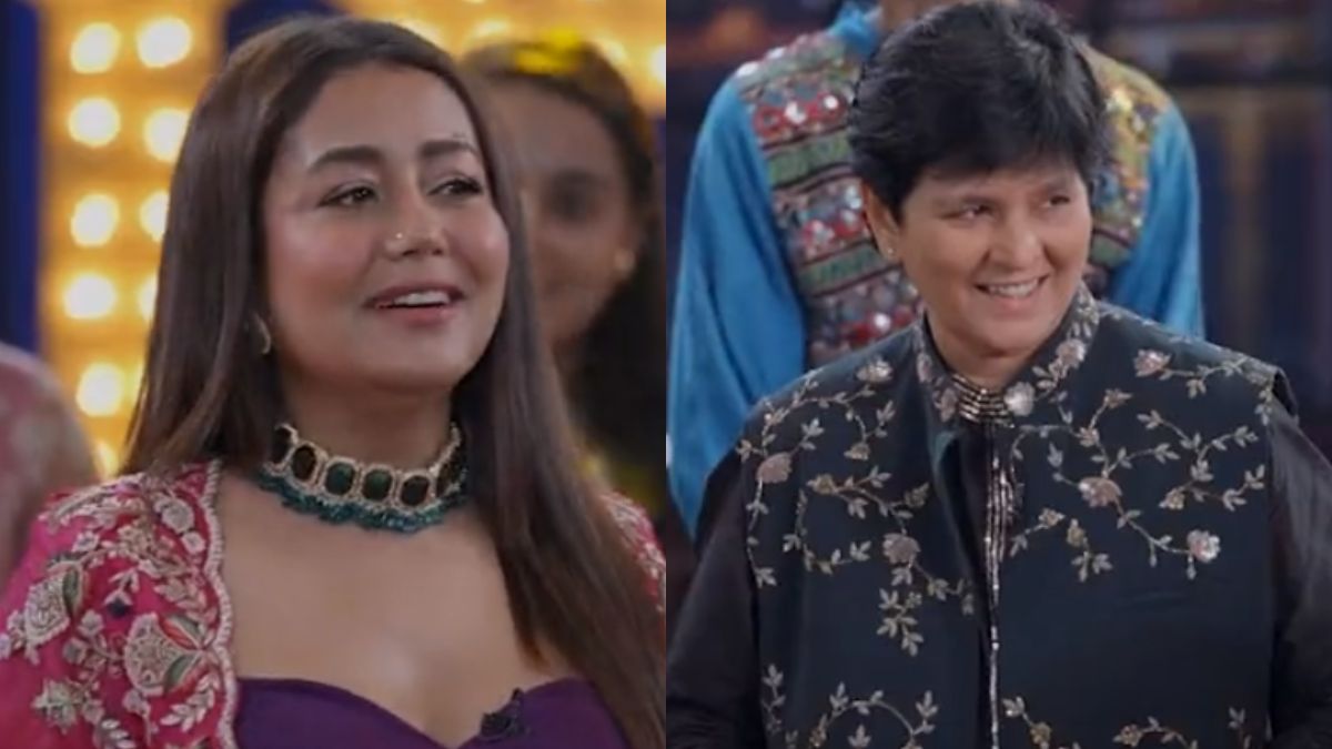 Neha Kakkar Welcomes Falguni Pathak On Indian Idol 13 Stage Amid Row