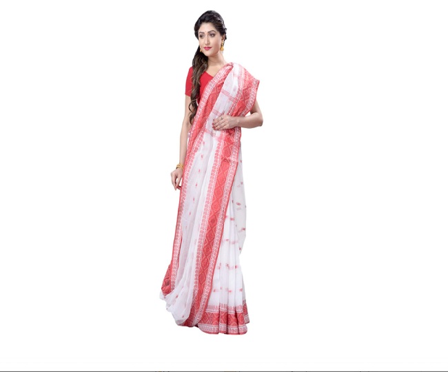 Buy Bengali Saree for Durga Puja Online In India - Etsy India