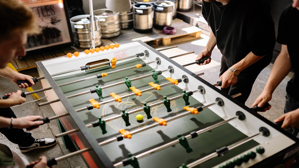 foosball table multiple games