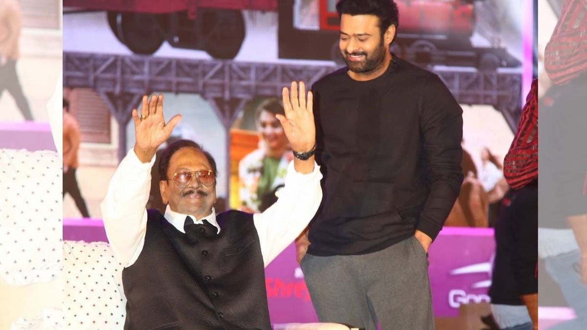 Prabhas Breaks Into Tears After His Uncle Krishnam Raju's Demise | Watch