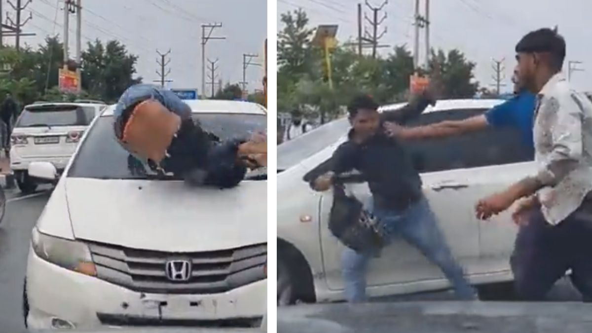 Caught On Camera: Speeding Car Crashes Into Fighting Students In Ghaziabad; Case Filed