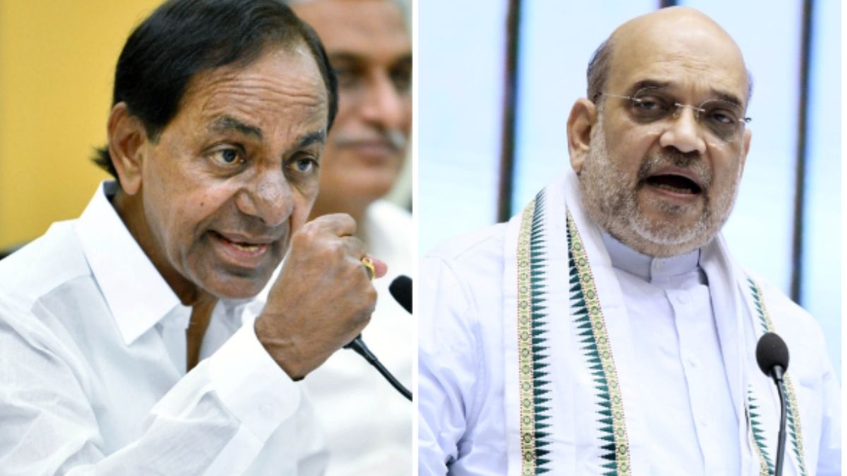 Hyderabad Liberation Day: Amit Shah, KCR Unfurl Tricolour At Different Venues For Same Event