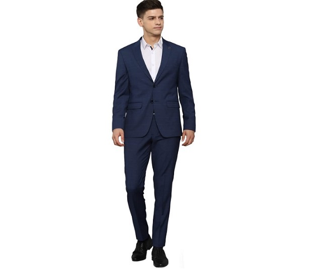 Buy ARROW Solid Polyester Blend Super Slim Fit Men's Formal Blazer |  Shoppers Stop