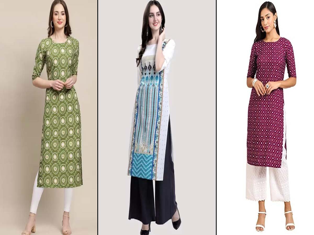 Latest kurti design images 2022 Party wear (New) at Rs.1980/Piece in surat  offer by Keevu Designer Studio