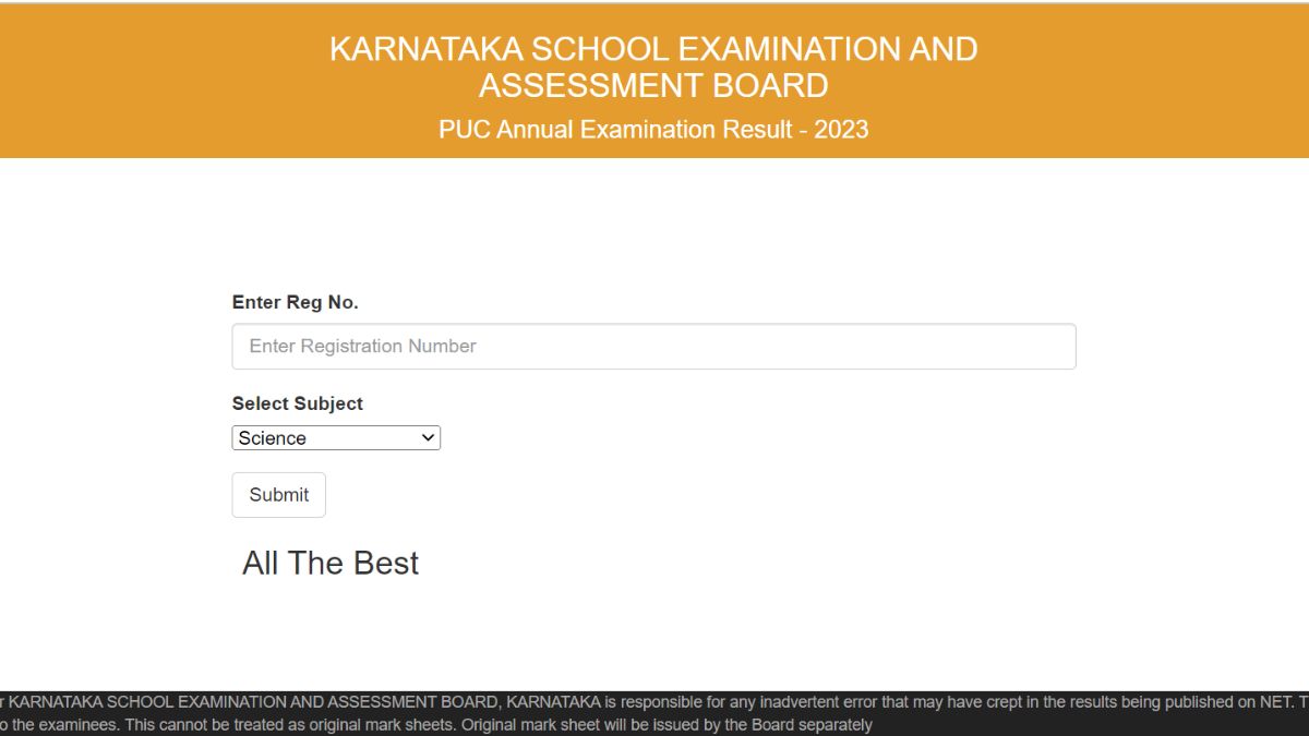 Karnataka 2nd PUC Result 2022 Declared LIVE: 61.88% Pass, Simran Rao Gets  Rank 1, Science Best-Performing Stream - News18