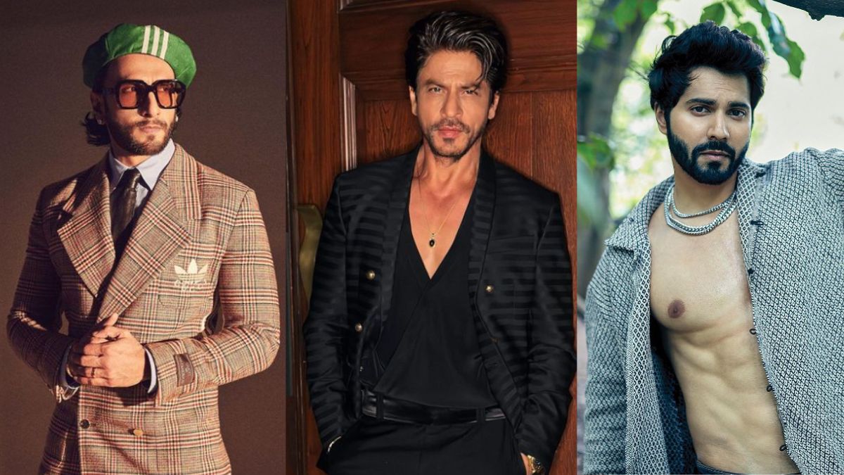 Shah Rukh Khan Grooves To 'Jhoome Jo Pathaan' With Ranveer Singh, Varun ...