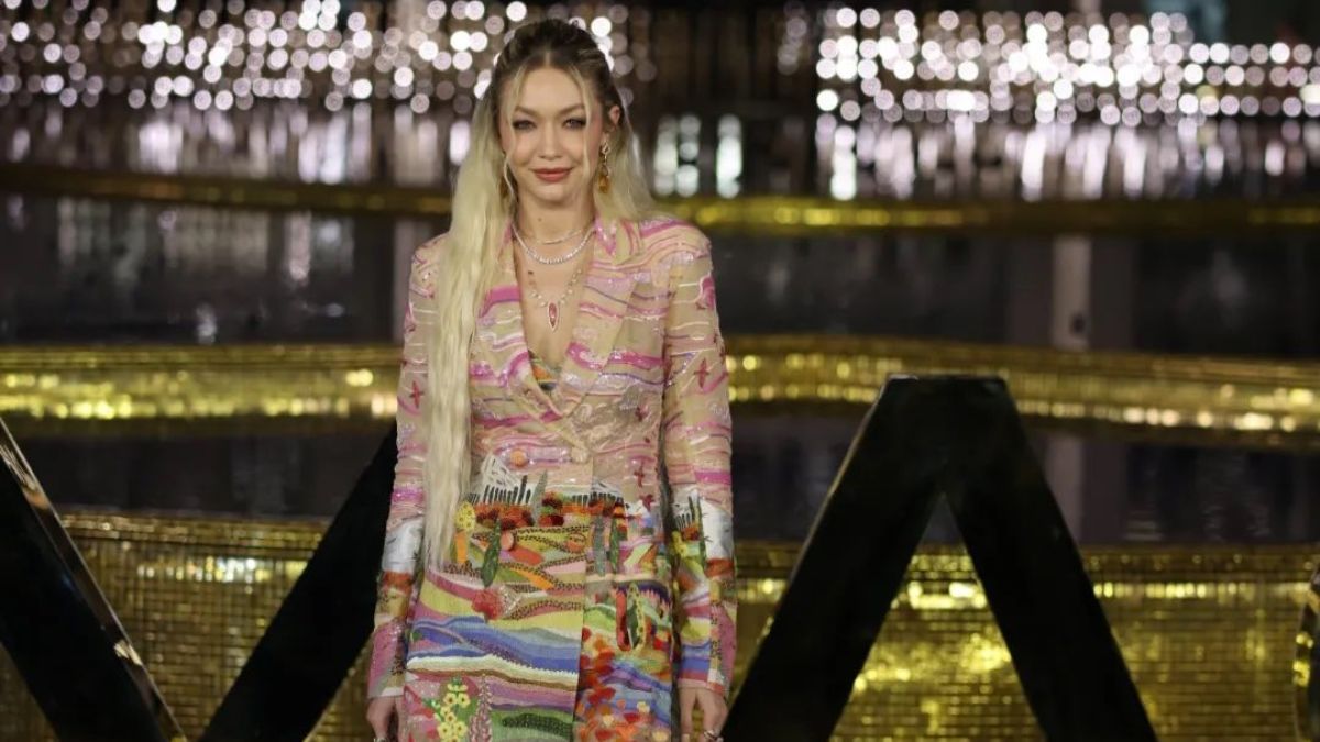 Intricate And Special Piece': Gigi Hadid Thanks Designer Rahul Mishra For  Her NMACC Launch Outfit