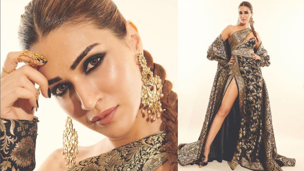 Kriti Sanon's Twisted Banarasi Saree Has A Story Which Ends In ...