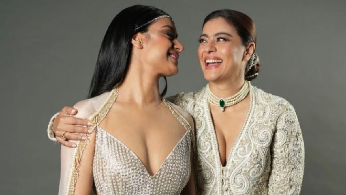 Kajol and Nysa Devgn's BTS stills for the NMACC opening are all