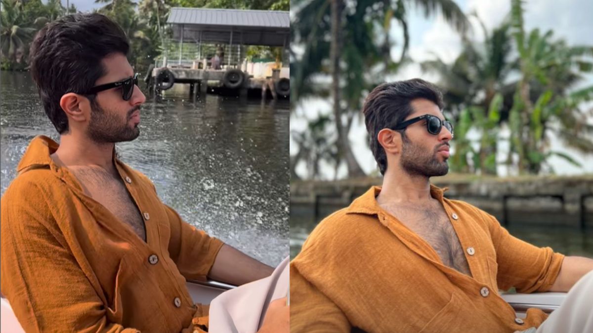 Vijay Deverakonda Treats Fans With His Good Looks From 'Kushi' Sets; Watch