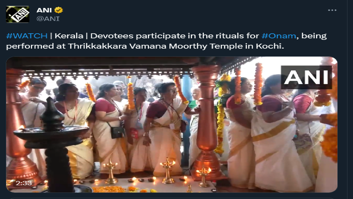 Malayali People Celebrate Onam Across India. (Source: ANI)